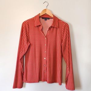 Tommy Hilfiger button up blouse shirt
